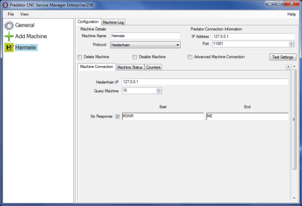 Predator CNC Service for Heidenhain v10.2.0.127