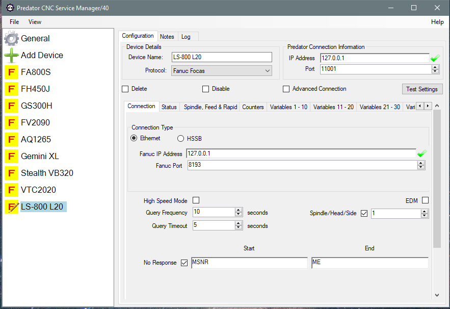 Predator MDC Software for Toyoda CNCs